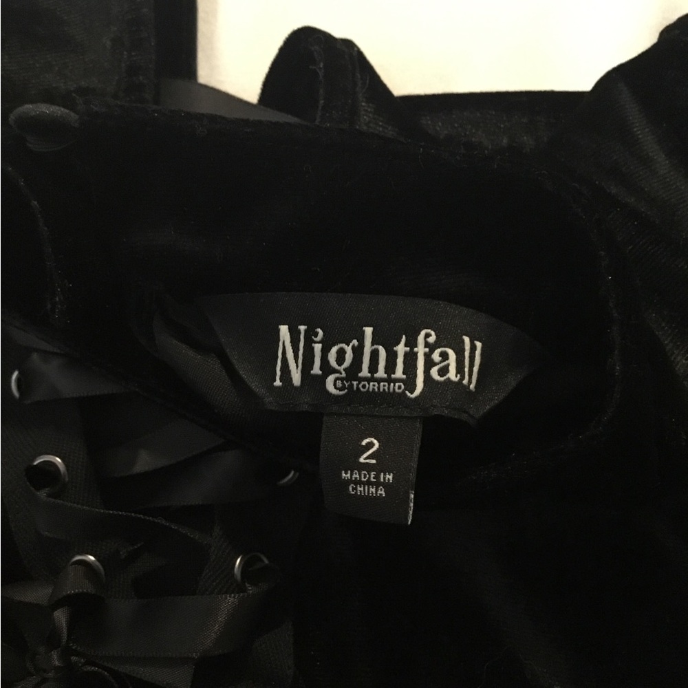 TORRID Elegant Black Lace-Up Dress - Picture 12 of 16